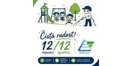 Adria Eco pokreće projekt „Čista radost!“: 12 igrališta u 12 mjeseci diljem BBŽ