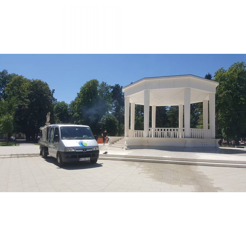 Pranje glazbenog paviljona