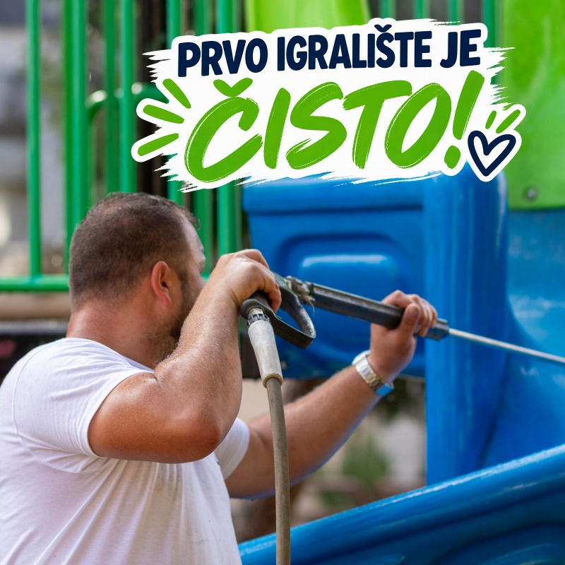 Čista radost je krenula: prvo dječje igralište je čisto!